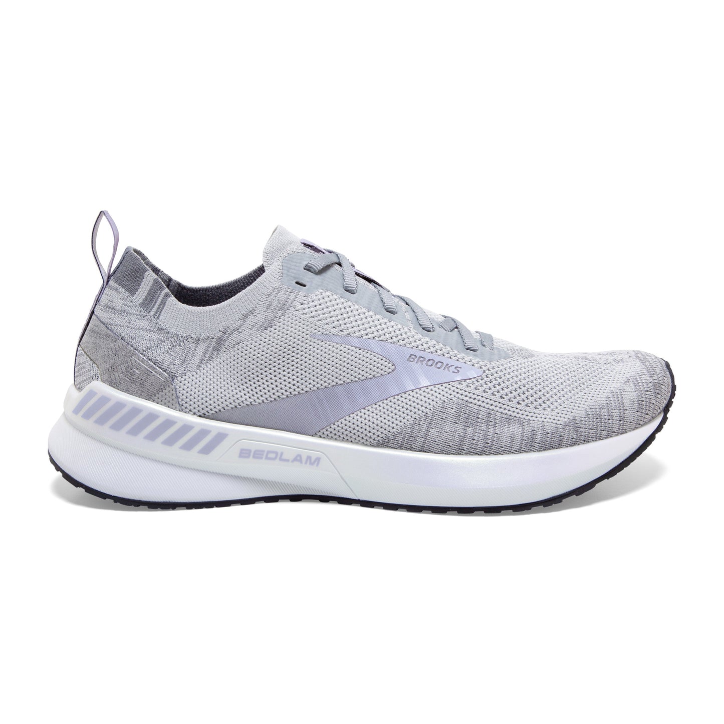 Women's Brooks Bedlam 3, Oyster/Purple Heather/Grey, 7.5 B Medium