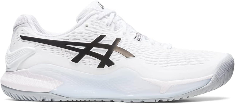 Men's Asics Gel-Resolution 9, White/Black, 10.5 D Medium
