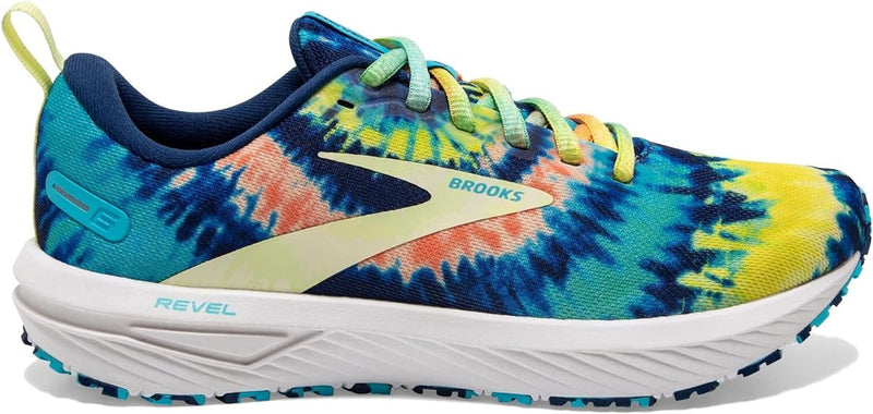 Women's Brooks Revel 6, Blue/Bachelor Button/White, 10.5 B Medium