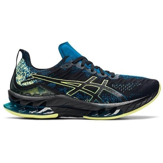 Men's Asics Gel-Kinsei Blast, Black/Glow Yellow, 11 D Medium