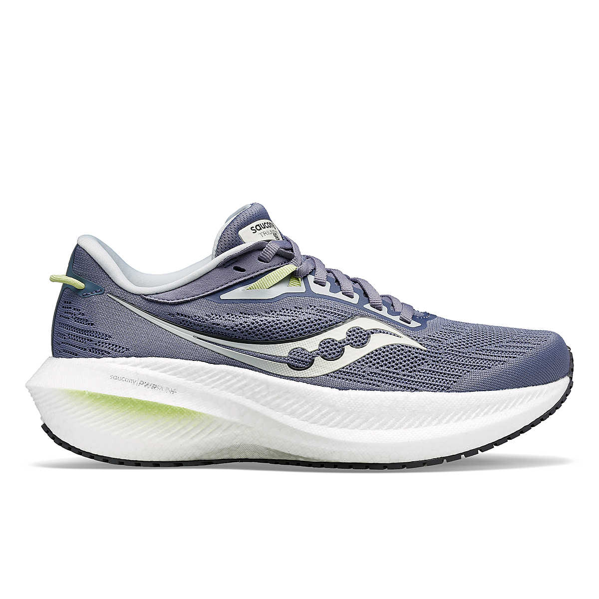 Women's Saucony Triumph 21, Iris/Fern, 8 B Medium