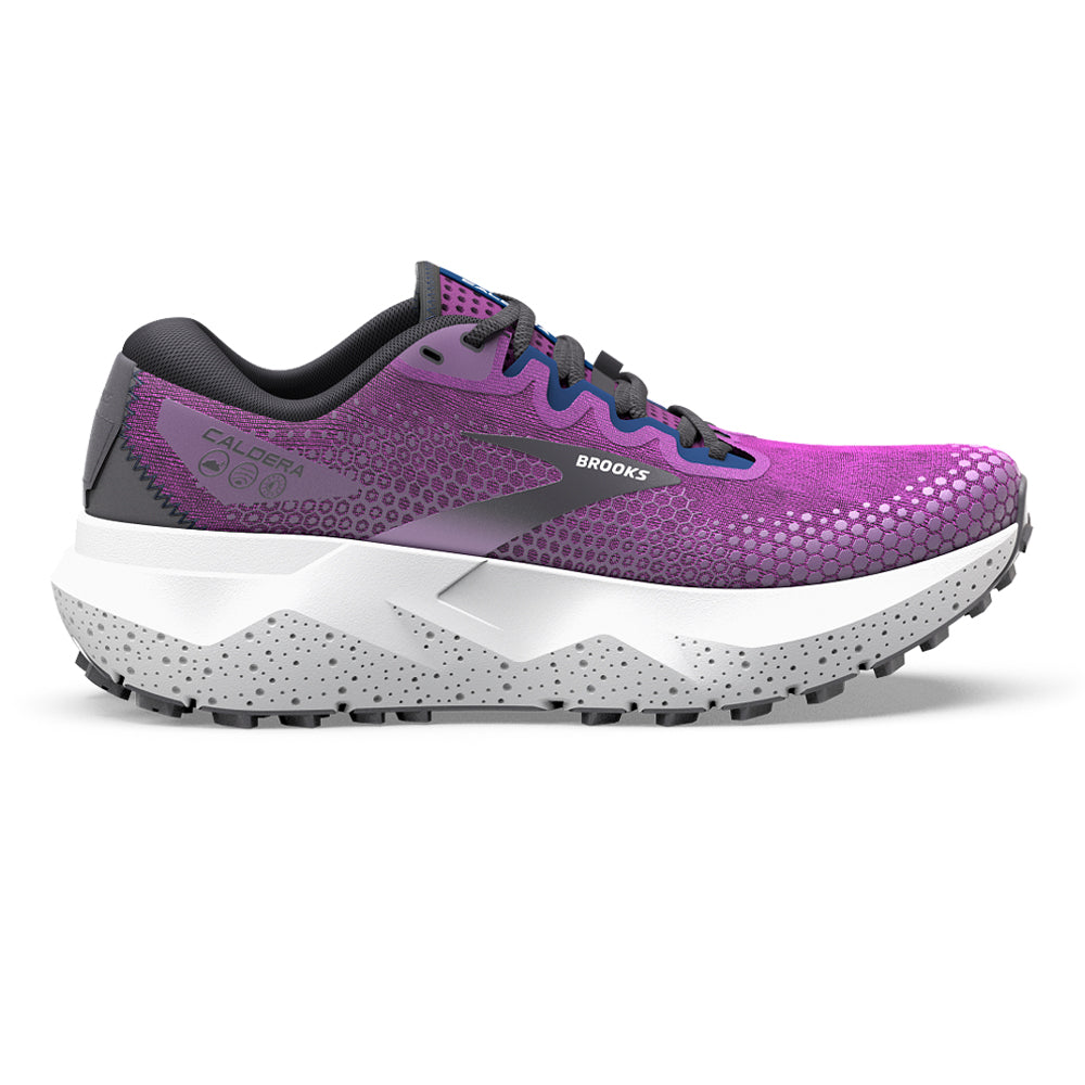 Women's Brooks Caldera 6, Purple/Violet/Navy, 8 B Medium
