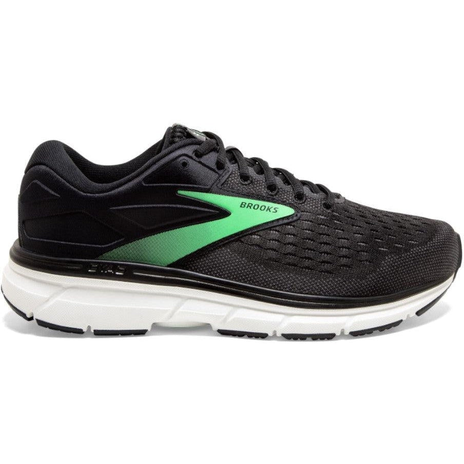 Women's Brooks Dyad 11, Black/Ebony/Green, 9.5 D Wide