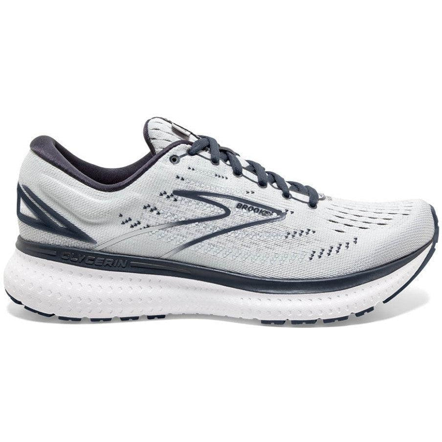 Women's Brooks Glycerin 19, Grey/Ombre/White, 12 B Medium