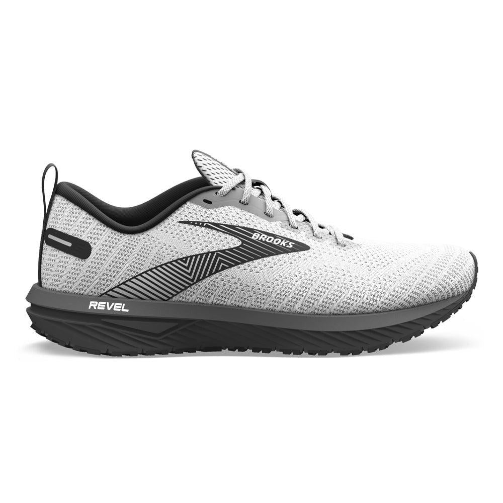 Women's Brooks Revel 6, White/Black, 11 B Medium
