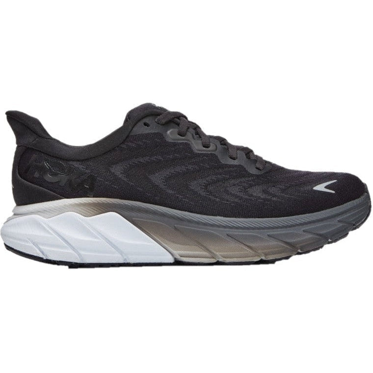 Women's Hoka One One Arahi 6, Black/White, 10.5 D Wide
