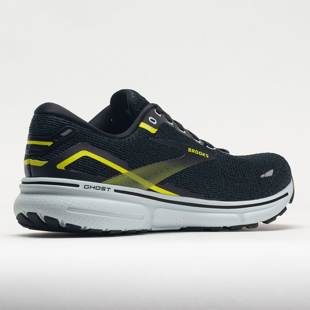 Brooks Ghost 15 Men's Black/Ballad Blue/Sulphur