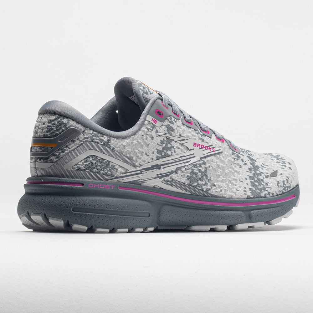 Brooks Ghost 15 Women's White/Oyster/Oriole
