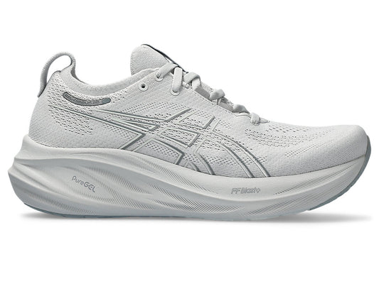 Men's Asics GEL-Nimbus 26, Concrete/Pure Silver, 9 D Medium