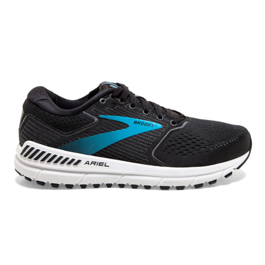 Women's Brooks Ariel '20, Black/Ebony/Blue, 9.5 B Medium