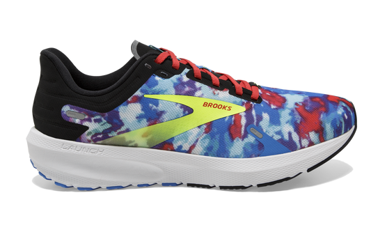 Women's Brooks Launch 9, Black/Blue/Nightlife, 8 B Medium
