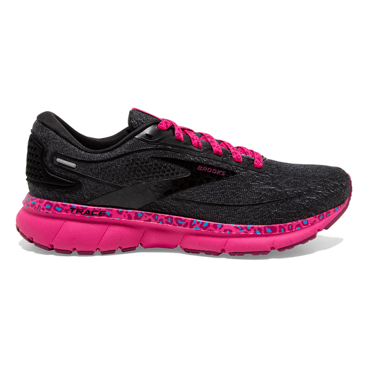 Women's Brooks Trace 2, Magenta/Black/Ebony, 6.5 B Medium