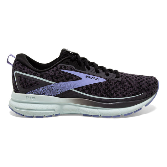 Women's Brooks Trace 3, Blackened Pearl/Skylight/Iris, 8 B Medium