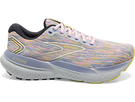 Women's Brooks Glycerin 21, Thistledown/Ebony/Corsage, 7.5 B Medium