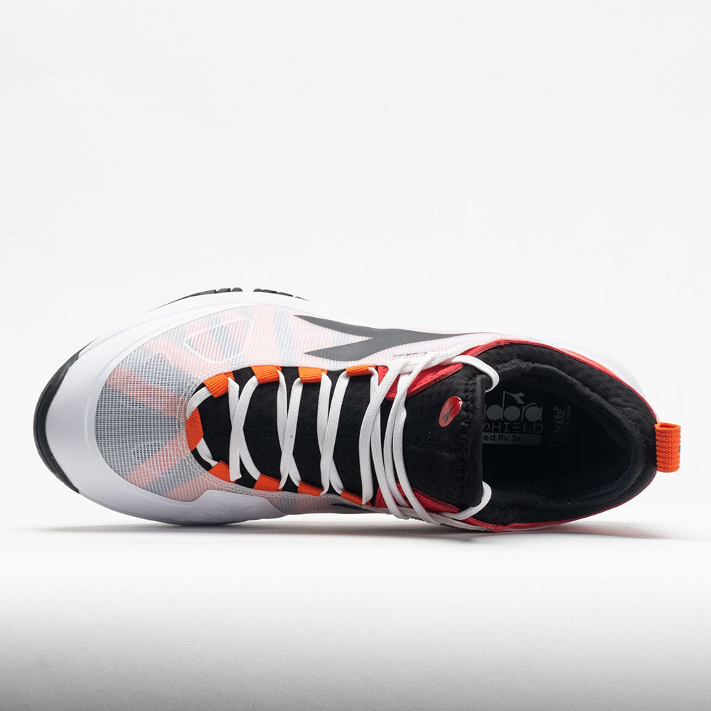 Diadora Speed Blushield Fly AG Men's  White/Black/Fiery Red