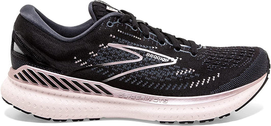 Women's Brooks Glycerin GTS 19, Black/Ombre/Metallic, 5.5 B Medium