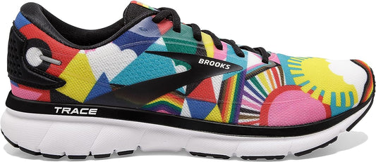 Women's Brooks Trace 2, Black/Multi, 8 B Medium