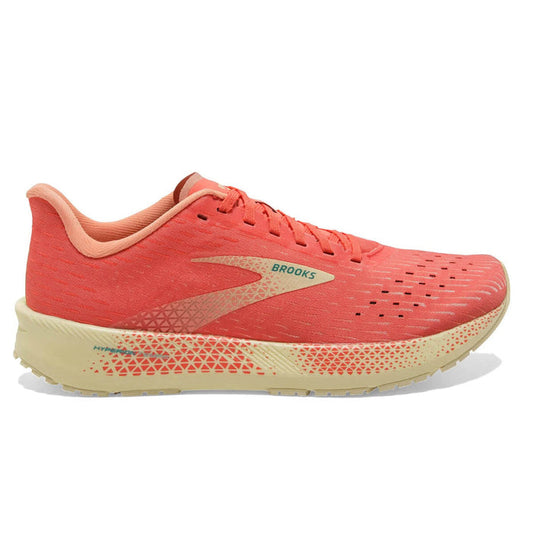 Women's Brooks Hyperion Tempo, Hot Coral/Flan/Fusion Coral, 11 B Medium