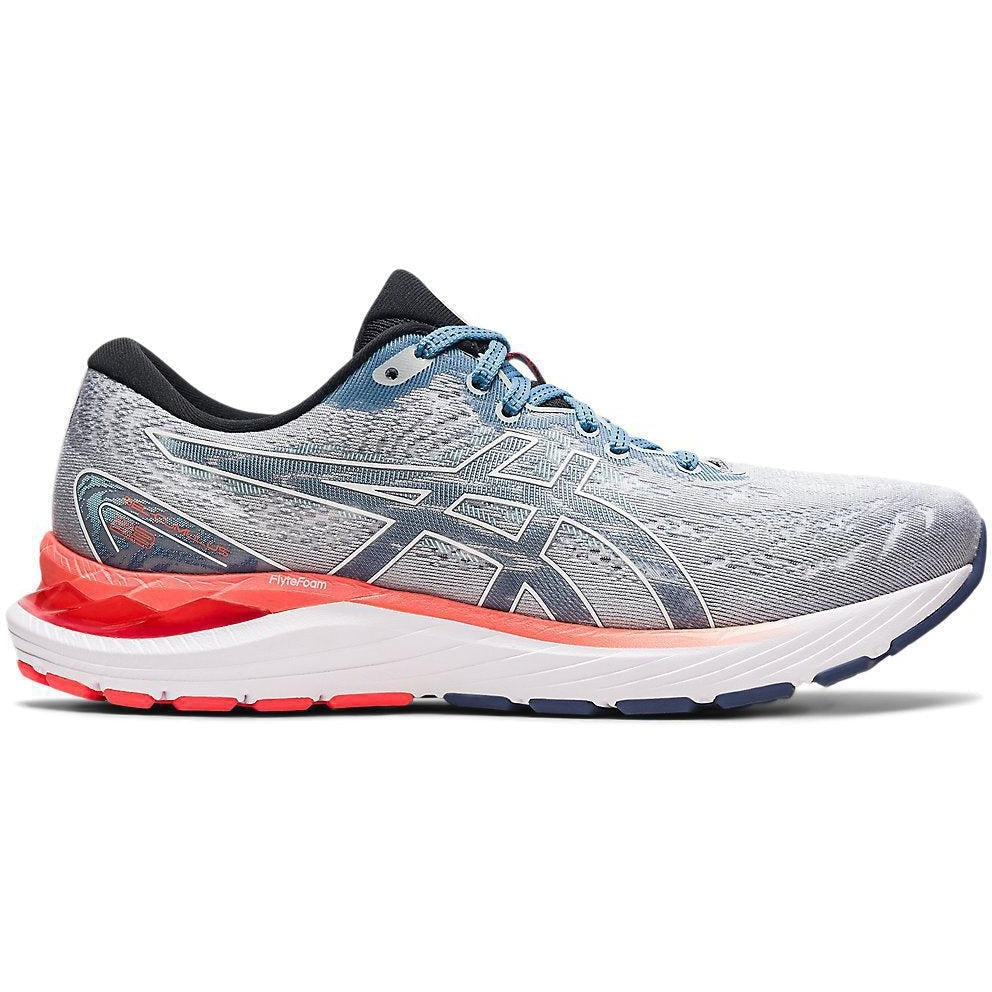 Men's Asics Gel-Cumulus 23, Piedmont Grey/White, 10 D Medium