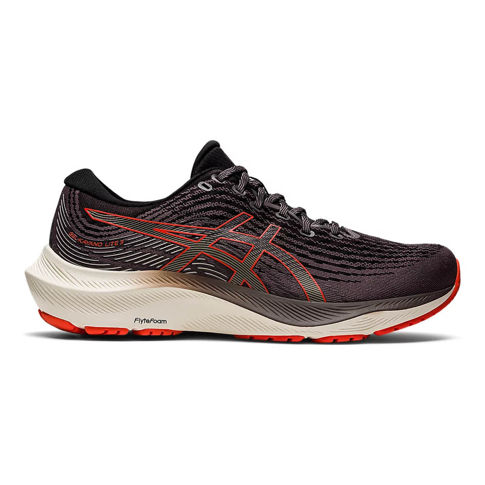 Men's Asics GEL-Kayano Lite 3, Smoke Shadow/Cherry Tomato, 9.5 D Medium