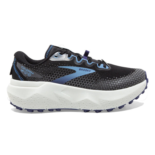 Women's Brooks Caldera 6, Black/Blissful Blue/Grey, 6.5 B Medium