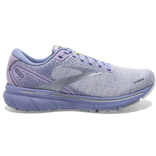 Women's Brooks Ghost 14, Lilac/Purple/Lime, 7 B Medium