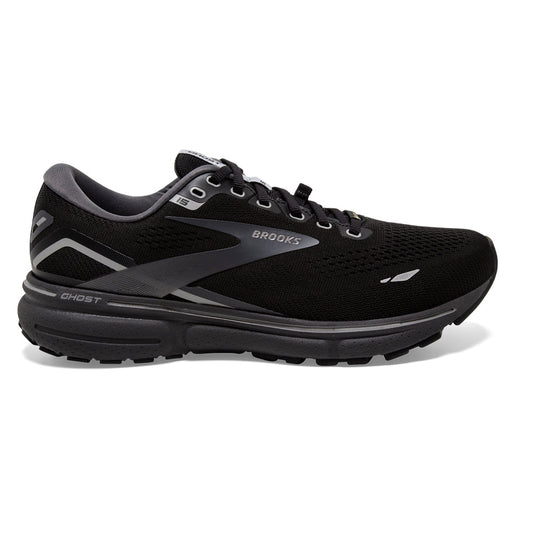 Women's Brooks Ghost 15 GTX, Black/Blackened Pearl/Alloy, 5.5 B Medium