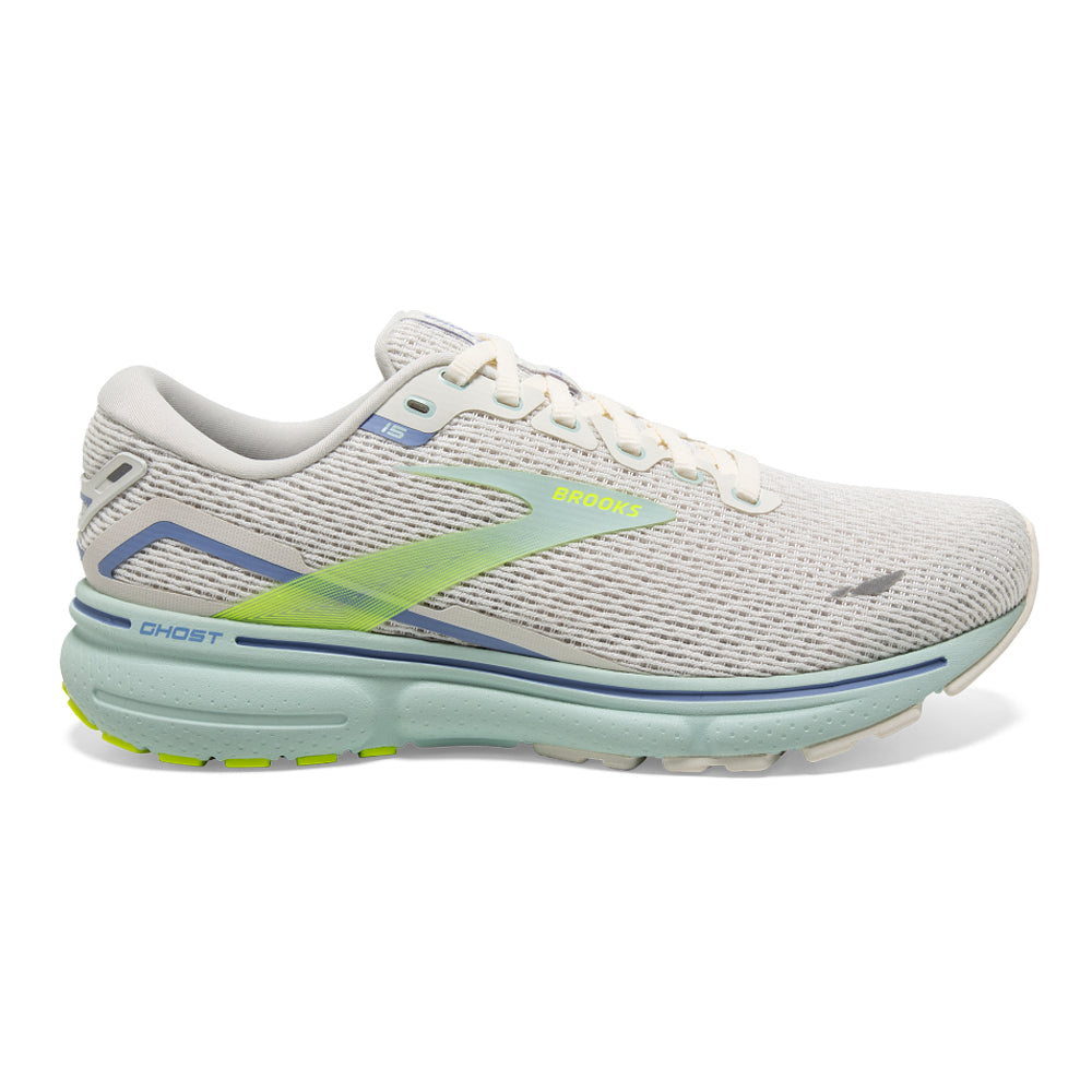 Women's Brooks Ghost 15, Coconut/Skylight/Nightlife, 8.5 B Medium
