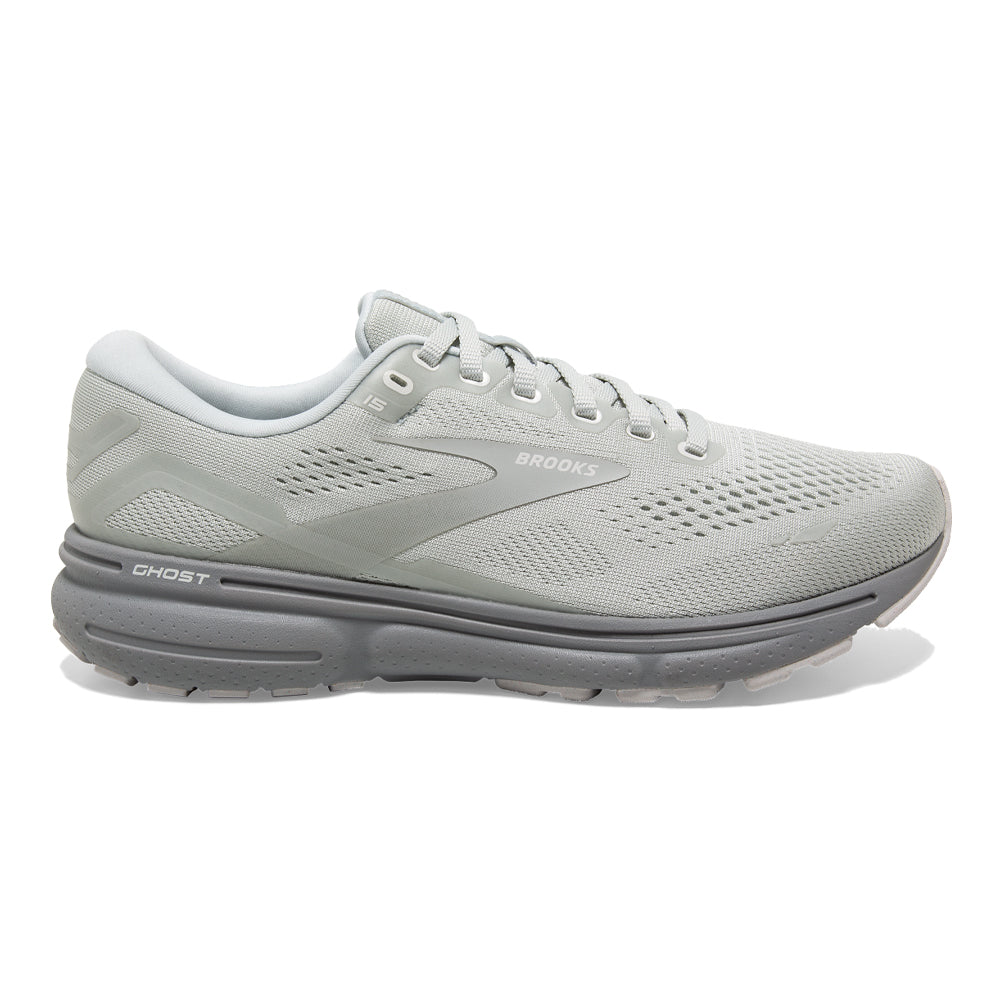 Women's Brooks Ghost 15, Illusion/White, 11 B Medium