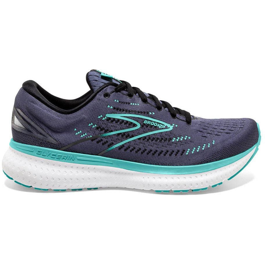 Women's Brooks Glycerin 19, Nightshadow/Black/Blue, 10.5 B Medium
