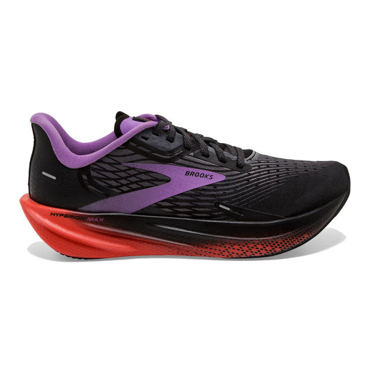 Women's Brooks Hyperion Max, Black/Fiesta/Bellflower, 8.5 B Medium