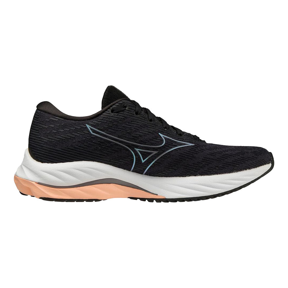 Women's Mizuno Wave Rider 26, Odyssey Grey/Quicksilver, 8.5 B Medium