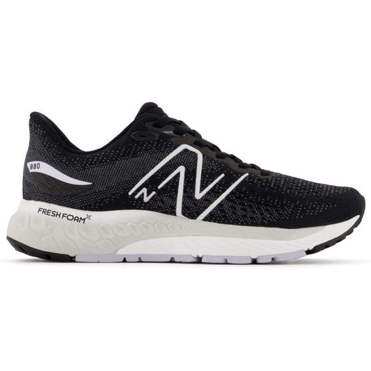 Women's New Balance Fresh Foam X 880v12, Black/Violet Haze, 7.5 B Medium