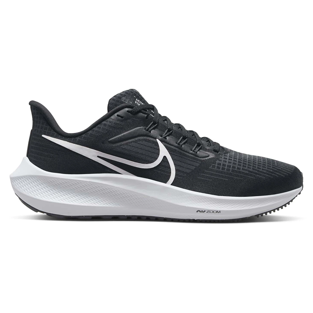 Women's Nike Pegasus 39, Black/White/Dark Smoke Grey, 6.5 B Medium