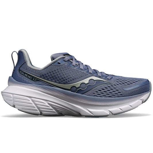 Women's Saucony Guide 17, Iris, 8 B Medium