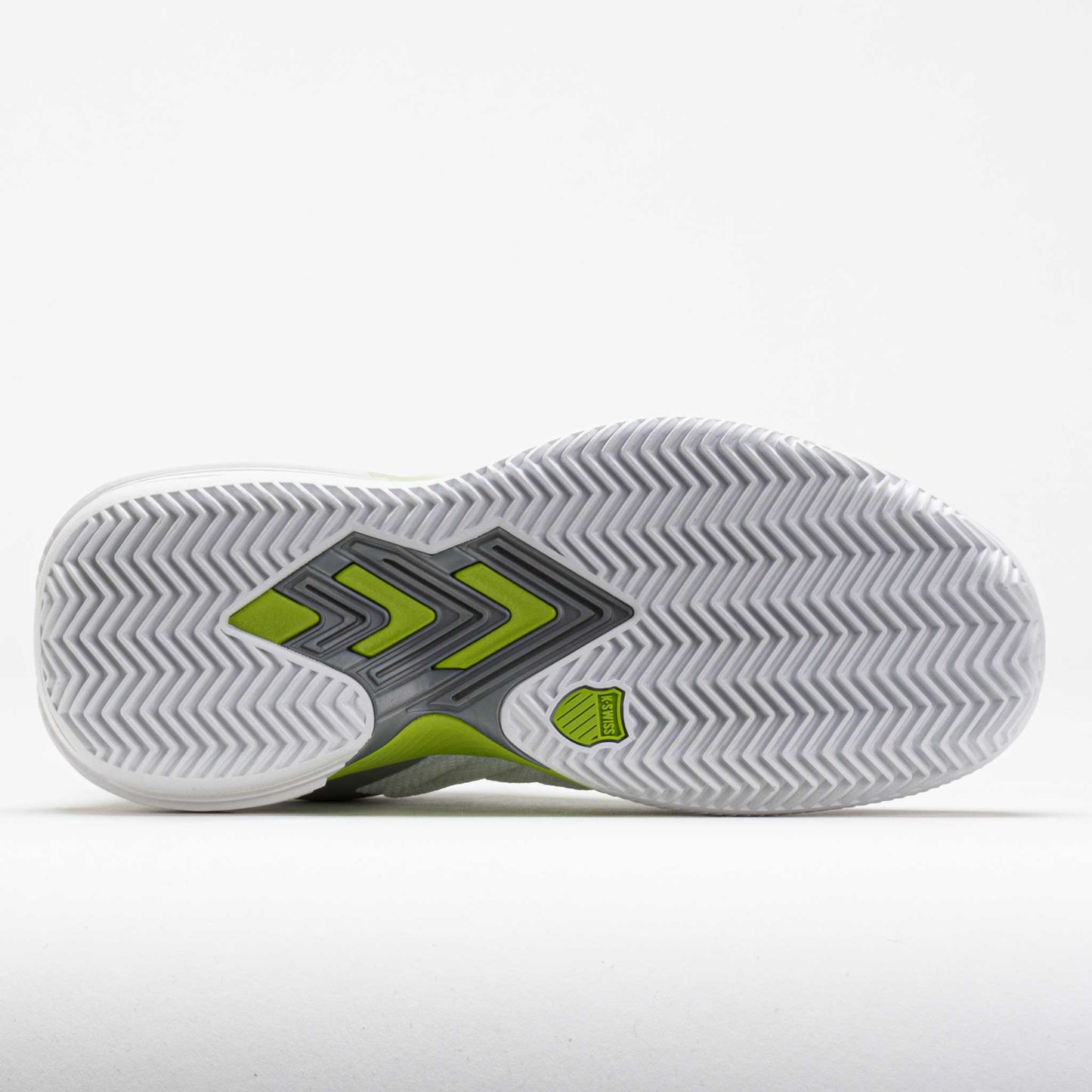 K-Swiss Ultrashot 3 Clay Women's  White/Gray Violet/Lime Green