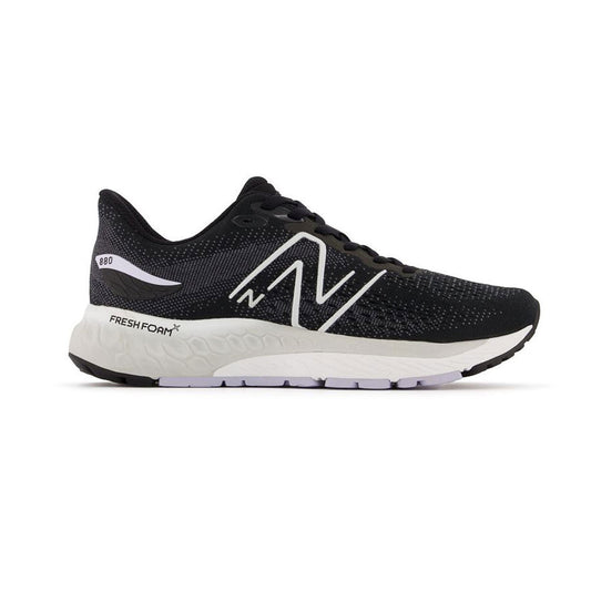 Women's New Balance Fresh Foam X 880v12, Black/Violet Haze, 11 D Wide