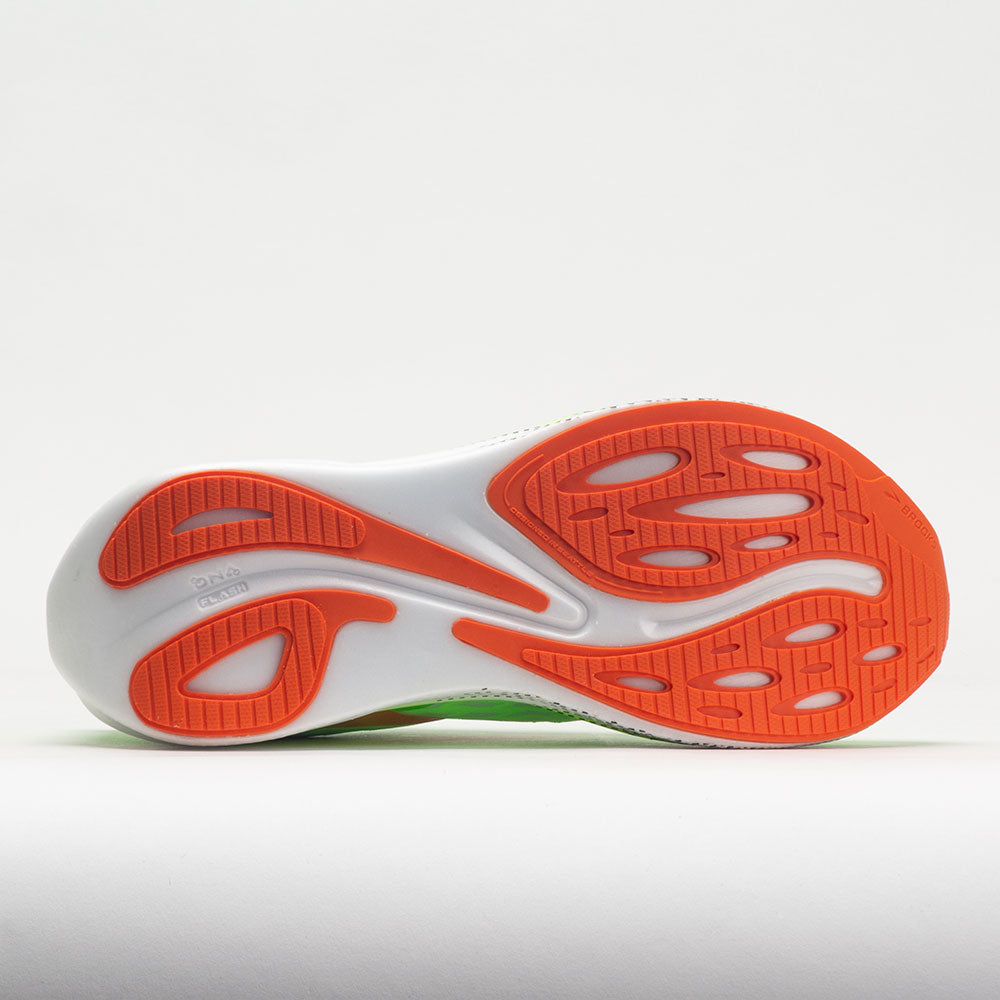 Brooks Hyperion Max Men's  Green Gecko/Red Orange/White