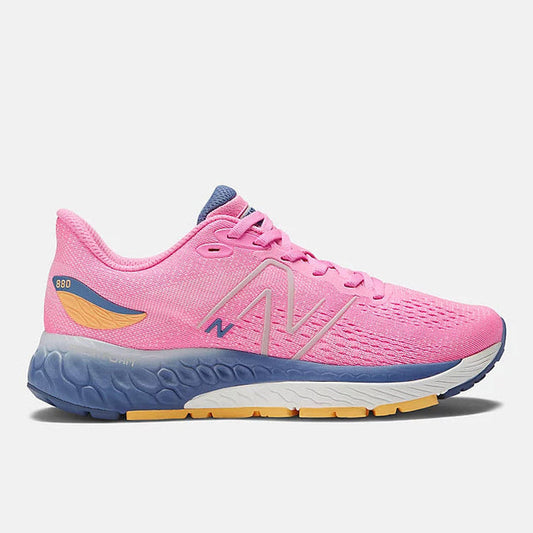Women's New Balance Fresh Foam X 880v12, Vibrant Pink/Vibrant Apricot/Night Sky, 6 B Medium