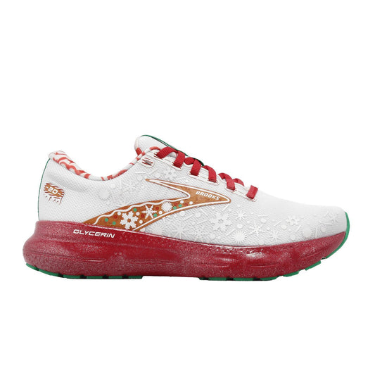 Women's Brooks Glycerin 20, Red Alert/White/Caramel, 7 B Medium