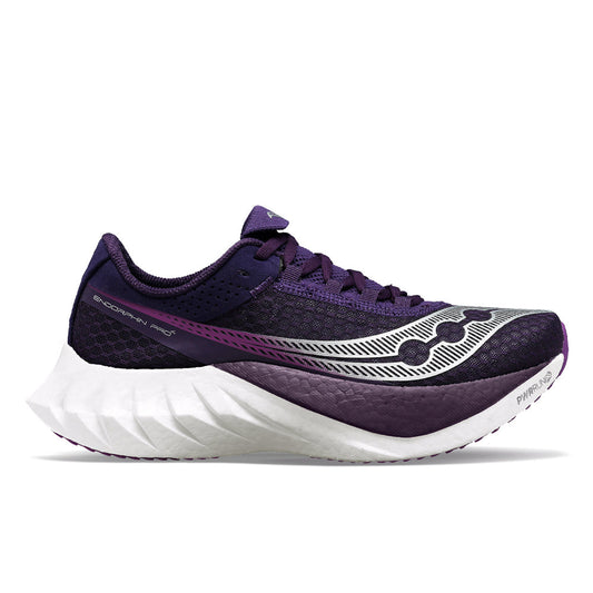 Women's Saucony Endorphin Pro 4, Cavern/Violet, 7.5 B Medium